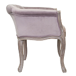 Кресло низкое в стиле прованс Розовый Велюр Louis French Armchair  варинант исполнения - 1 | Loft Concept в Ижевске