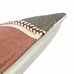 Подушка декоративная с геометрическим узором и плетенными вставками Divine Abstractions варинант исполнения - 3 | Loft Concept в Ижевске