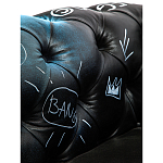 Кресло "Баския и Уорхол" Basquiat Warhol graffiti chair натуральная кожа варинант исполнения - 8 | Loft Concept в Ижевске
