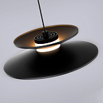 Подвесной светильник черного цвета из металла Obsidian Touch варинант исполнения - 4 | Loft Concept в Ижевске