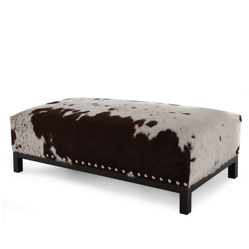 Банкетка Cowhide Bench Коричневый в Ижевске | Loft Concept 