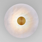 Бра светодиодный с мраморным рассеивателем латунь варинант исполнения - 1 | Loft Concept в Ижевске