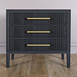 Тумба Primo  с тремя ящиками шпон Черный дуб варинант исполнения - 2 | Loft Concept в Ижевске