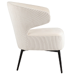 Современное мягкое кресло на металлических ножках Rakush Milk варинант исполнения - 5 | Loft Concept в Ижевске