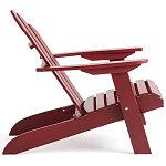 Уличное кресло из массива акации Adirondack Wooden Chair Red варинант исполнения - 3 | Loft Concept в Ижевске