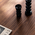 Кофейный стол овальный из дерева с 2-мя ящиками Coffee Walnut Table варинант исполнения - 6 | Loft Concept в Ижевске