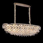 Люстра овальная с каскадом из подвесных прозрачных элементов Attractiveness варинант исполнения - 1 | Loft Concept в Ижевске