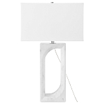 Настольная лампа на прямоугольном корпусе с тканевым абажуром One Piece Support варинант исполнения - 4 | Loft Concept в Ижевске