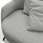 Мебельная ткань Шенилл серый цвет 138 см T4-29 варинант исполнения - 4 | Loft Concept в Ижевске