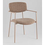 Стул Doe с подклокотниками коричневый варинант исполнения - 1 | Loft Concept в Ижевске