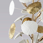 Торшер в виде белых и золотых цветов Bouquet of Light варинант исполнения - 3 | Loft Concept в Ижевске