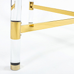 Кофейный столик со столешницей из стекла Crossy варинант исполнения - 4 | Loft Concept в Ижевске