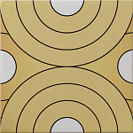 Дизайнерская плитка с узором Диски варинант исполнения - 2 | Loft Concept в Ижевске