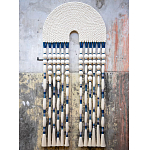 Настенное украшение из нитей Корона с кисточками Crown Wall Hanging варинант исполнения - 1 | Loft Concept в Ижевске