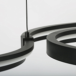 Люстра подвесная светодиодная в виде волнообразной ленты Ribbon Vortex варинант исполнения - 8 | Loft Concept в Ижевске