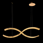 Люстра волнистой формы с фактурным хрустальным плафоном Light Delight варинант исполнения - 2 | Loft Concept в Ижевске