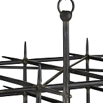 Люстра черная квадратной остроконечной формы Black Square варинант исполнения - 1 | Loft Concept в Ижевске