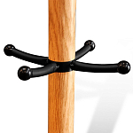 Вешалка с круглым основанием и черными металлическими крючками Industrial Metal Rust варинант исполнения - 2 | Loft Concept в Ижевске