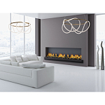 Люстра подвесная круглая золотого цвета с белыми изогнутыми световыми линиями Luke Lampco Tracer Lamp варинант исполнения - 12 | Loft Concept в Ижевске