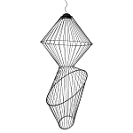 Подвесной светильник из металла Figured Beam варинант исполнения - 1 | Loft Concept в Ижевске