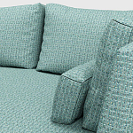 Мебельная ткань Шенилл бирюзовый цвет 142 см T4-61 варинант исполнения - 8 | Loft Concept в Ижевске