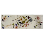 Поднос для ванны из эпоксидной смолы с цветами белая Epoxy Resin Flowers Bath Tray White варинант исполнения - 1 | Loft Concept в Ижевске