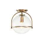 Потолочный светильник с прозрачным стеклянным шаром с эффектом пузырьков Hinkley варинант исполнения - 13 | Loft Concept в Ижевске