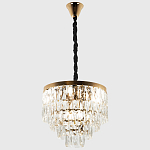 Люстра с прямоугольными хрустальными подвесками Lunet Crystal Rectangulars Chandelier 6 варинант исполнения - 3 | Loft Concept в Ижевске