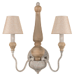 Бра с двумя конусовидными тканевыми абажурами Neighborhood варинант исполнения - 1 | Loft Concept в Ижевске