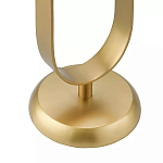 Столик приставной с овальным золотым основанием Oval Gold Base варинант исполнения - 3 | Loft Concept в Ижевске