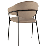 Коричневый стул с обивкой из искусственной замши Alexis варинант исполнения - 5 | Loft Concept в Ижевске