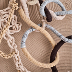 Круглое Дизайнерское Панно Дюна Round Panel Dune варинант исполнения - 5 | Loft Concept в Ижевске