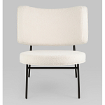 Мини-кресло District Lounge букле белый варинант исполнения - 4 | Loft Concept в Ижевске