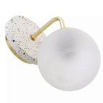 Бра с белым матовым плафоном в форме шара Round White Matte Lampshade варинант исполнения - 3 | Loft Concept в Ижевске