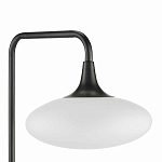 Торшер с белым стеклянным плафоном в форме эллипса Kernel варинант исполнения - 2 | Loft Concept в Ижевске