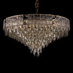 Люстра с каскадом из прозрачного хрусталя Constant Sparks варинант исполнения - 11 | Loft Concept в Ижевске