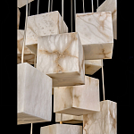 Люстра подвесная с квадратными плафонами из натурального камня Glowing Spheres варинант исполнения - 4 | Loft Concept в Ижевске