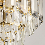 Люстра многоярусная с овальными прозрачными подвесками 36 см Harmonica варинант исполнения - 4 | Loft Concept в Ижевске