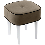 Квадратный мягкий пуф на белых ножках Winton Pouf Square варинант исполнения - 3 | Loft Concept в Ижевске