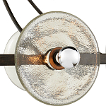 Люстра круглая с литыми стеклянными дисками Olympe Glass Chandelier варинант исполнения - 2 | Loft Concept в Ижевске