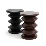 Фигурный приставной столик бордового цвета  AMORPHOUS варинант исполнения - 2 | Loft Concept в Ижевске