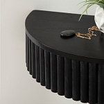 Прикроватный подвесной столик с ящиком черный Bedside Hanging Table варинант исполнения - 4 | Loft Concept в Ижевске