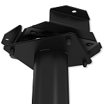 Барный стул вращающийся со спинкой и подлокотниками Douglas Rhombus Синий Велюр варинант исполнения - 6 | Loft Concept в Ижевске