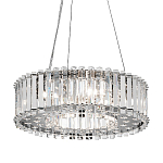 Люстра подвесная круглая с множеством вертикальных прямоугольных кристаллов Kichler варинант исполнения - 1 | Loft Concept в Ижевске