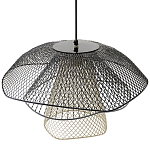 Подвесной светильник Black Grey Mesh Lampshade Hanging Lamp варинант исполнения - 4 | Loft Concept в Ижевске