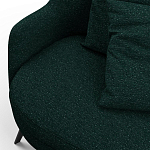 Мебельная ткань Шенилл темно-зеленый цвет 138 см T4-36 варинант исполнения - 12 | Loft Concept в Ижевске