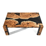 Кофейный Стол River in Autumn Elm Resin Coffee Table варинант исполнения - 2 | Loft Concept в Ижевске