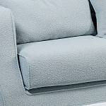 Диван Seldon с мягкими подушками голубое букле варинант исполнения - 5 | Loft Concept в Ижевске