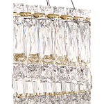 Люстра подвесная круглая из прозрачного хрусталя с золотым корпусом Selfsufficient варинант исполнения - 8 | Loft Concept в Ижевске