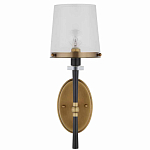 Бра настенное с прозрачным стеклянным абажуром Simple Pure Form варинант исполнения - 3 | Loft Concept в Ижевске